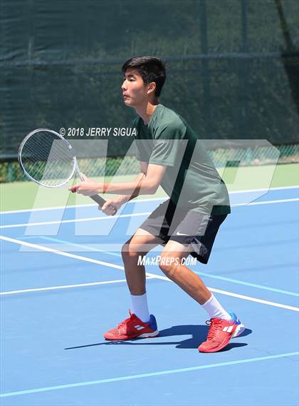 Thumbnail 2 in Granite Bay vs. Redwood (CIF NorCal Regional Team Tennis Championships) photogallery.