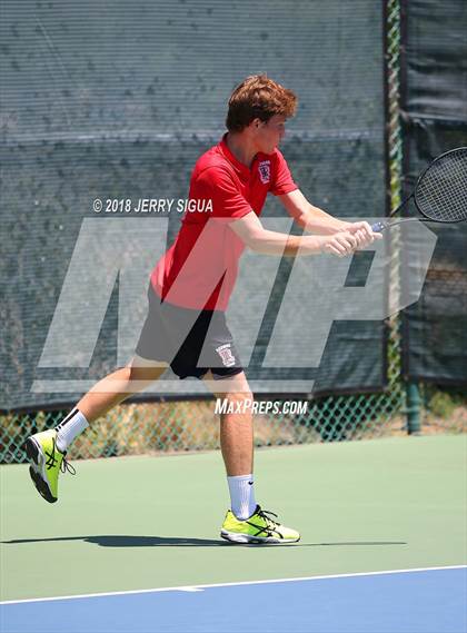 Thumbnail 3 in Granite Bay vs. Redwood (CIF NorCal Regional Team Tennis Championships) photogallery.