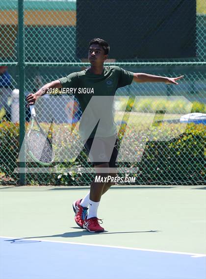 Thumbnail 2 in Granite Bay vs. Redwood (CIF NorCal Regional Team Tennis Championships) photogallery.