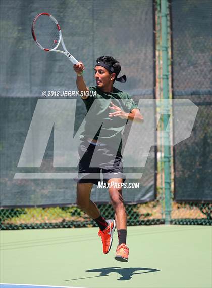 Thumbnail 3 in Granite Bay vs. Redwood (CIF NorCal Regional Team Tennis Championships) photogallery.