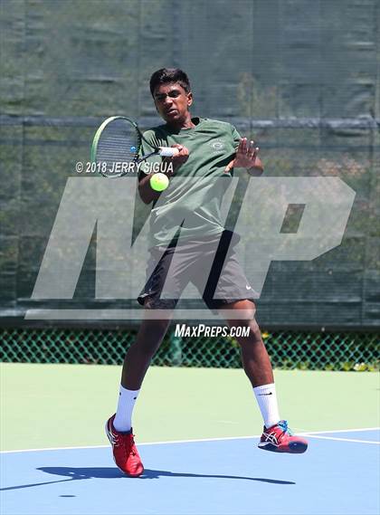 Thumbnail 2 in Granite Bay vs. Redwood (CIF NorCal Regional Team Tennis Championships) photogallery.