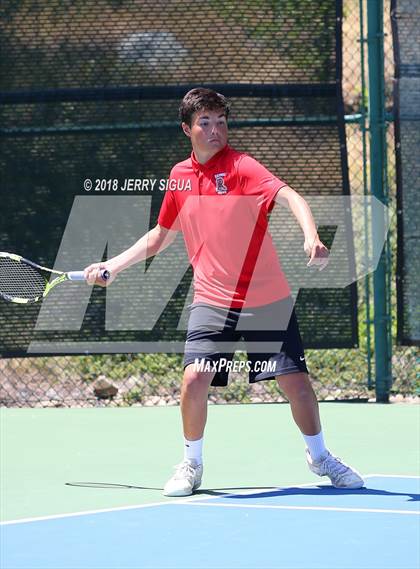 Thumbnail 3 in Granite Bay vs. Redwood (CIF NorCal Regional Team Tennis Championships) photogallery.