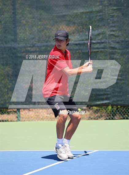 Thumbnail 2 in Granite Bay vs. Redwood (CIF NorCal Regional Team Tennis Championships) photogallery.