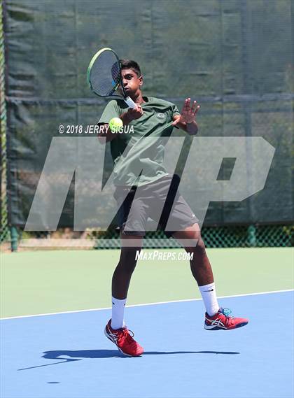 Thumbnail 1 in Granite Bay vs. Redwood (CIF NorCal Regional Team Tennis Championships) photogallery.