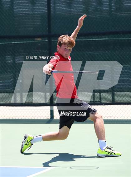 Thumbnail 3 in Granite Bay vs. Redwood (CIF NorCal Regional Team Tennis Championships) photogallery.