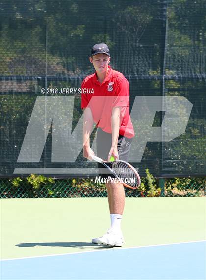 Thumbnail 2 in Granite Bay vs. Redwood (CIF NorCal Regional Team Tennis Championships) photogallery.