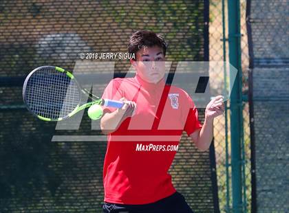 Thumbnail 2 in Granite Bay vs. Redwood (CIF NorCal Regional Team Tennis Championships) photogallery.