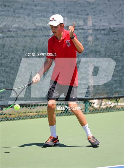 Thumbnail 2 in Granite Bay vs. Redwood (CIF NorCal Regional Team Tennis Championships) photogallery.