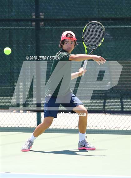 Thumbnail 3 in Granite Bay vs. Redwood (CIF NorCal Regional Team Tennis Championships) photogallery.