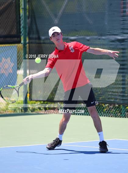 Thumbnail 3 in Granite Bay vs. Redwood (CIF NorCal Regional Team Tennis Championships) photogallery.