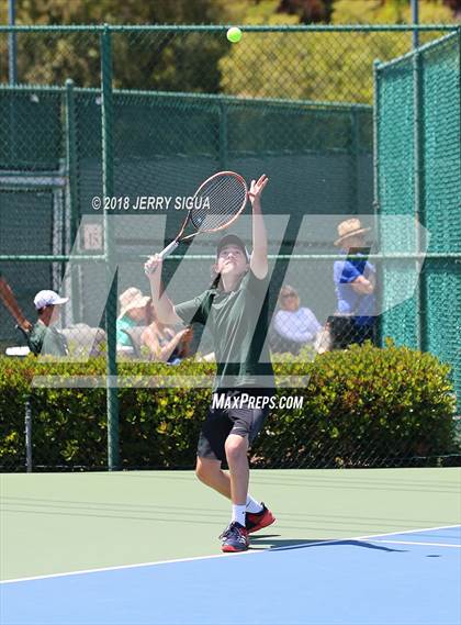 Thumbnail 3 in Granite Bay vs. Redwood (CIF NorCal Regional Team Tennis Championships) photogallery.