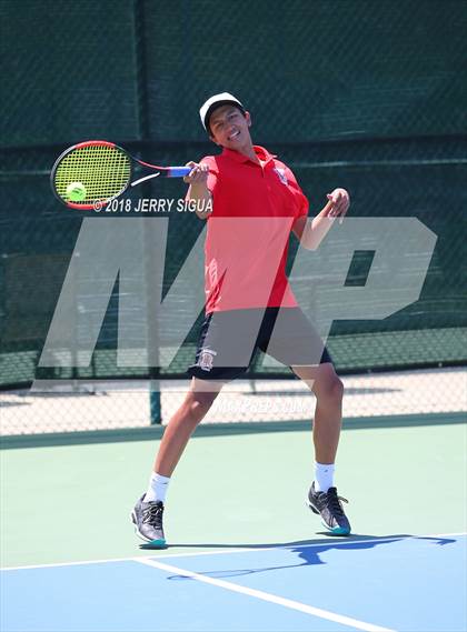 Thumbnail 1 in Granite Bay vs. Redwood (CIF NorCal Regional Team Tennis Championships) photogallery.
