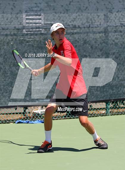 Thumbnail 3 in Granite Bay vs. Redwood (CIF NorCal Regional Team Tennis Championships) photogallery.