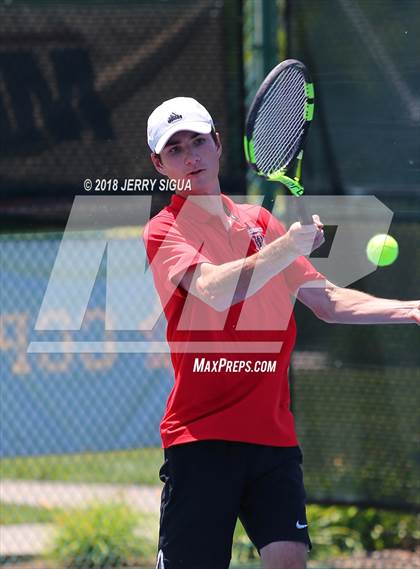 Thumbnail 2 in Granite Bay vs. Redwood (CIF NorCal Regional Team Tennis Championships) photogallery.