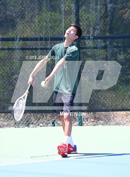 Thumbnail 2 in Granite Bay vs. Redwood (CIF NorCal Regional Team Tennis Championships) photogallery.