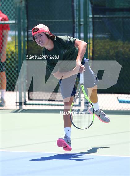 Thumbnail 1 in Granite Bay vs. Redwood (CIF NorCal Regional Team Tennis Championships) photogallery.