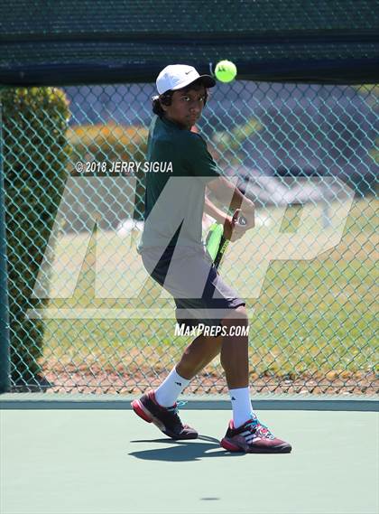 Thumbnail 3 in Granite Bay vs. Redwood (CIF NorCal Regional Team Tennis Championships) photogallery.