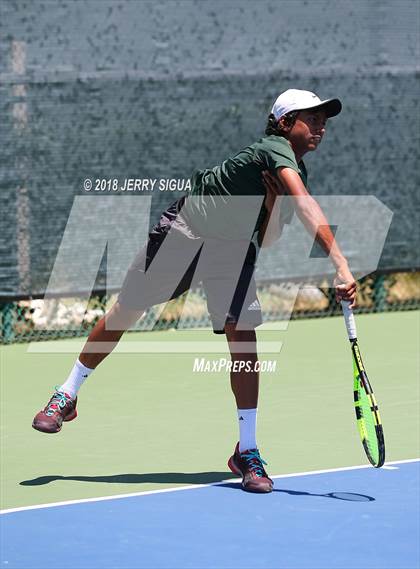 Thumbnail 3 in Granite Bay vs. Redwood (CIF NorCal Regional Team Tennis Championships) photogallery.
