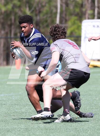 Thumbnail 2 in Lowcountry All Stars A vs St. Joseph's Prep (Rugby 2024 All Stars) photogallery.