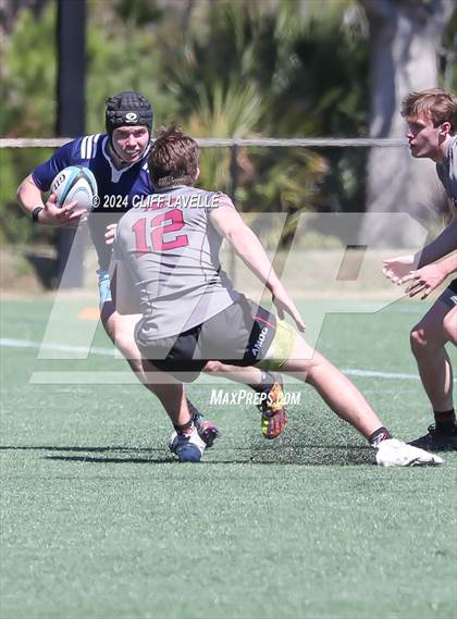Thumbnail 2 in Lowcountry All Stars A vs St. Joseph's Prep (Rugby 2024 All Stars) photogallery.