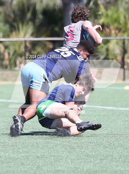 Thumbnail 2 in Lowcountry All Stars A vs St. Joseph's Prep (Rugby 2024 All Stars) photogallery.