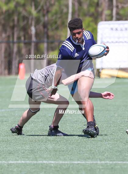Thumbnail 3 in Lowcountry All Stars A vs St. Joseph's Prep (Rugby 2024 All Stars) photogallery.
