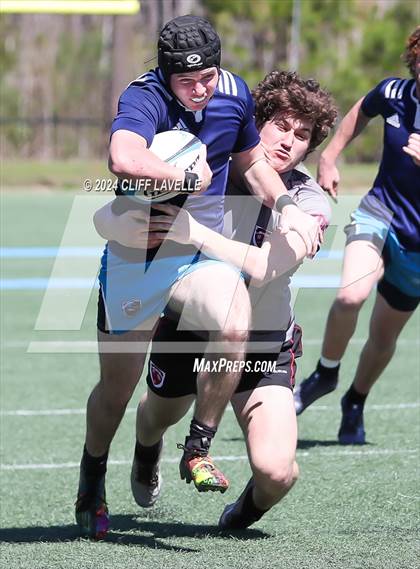 Thumbnail 3 in Lowcountry All Stars A vs St. Joseph's Prep (Rugby 2024 All Stars) photogallery.