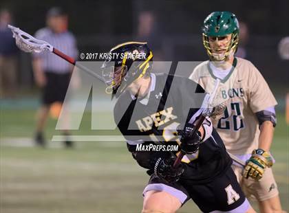 Thumbnail 3 in Apex @ Cardinal Gibbons (NCHSAA 4A 4th Round) photogallery.