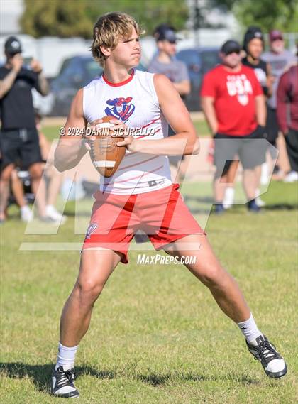 Thumbnail 1 in Notre Dame Prep vs  American Leadership Academy - Queen Creek (7on7 Gotta Believe Tournament) photogallery.