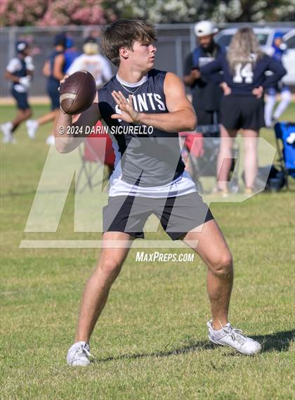 Thumbnail 2 in Notre Dame Prep vs  American Leadership Academy - Queen Creek (7on7 Gotta Believe Tournament) photogallery.