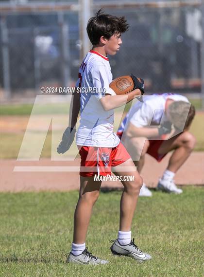 Thumbnail 1 in Notre Dame Prep vs  American Leadership Academy - Queen Creek (7on7 Gotta Believe Tournament) photogallery.