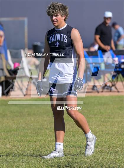 Thumbnail 2 in Notre Dame Prep vs  American Leadership Academy - Queen Creek (7on7 Gotta Believe Tournament) photogallery.