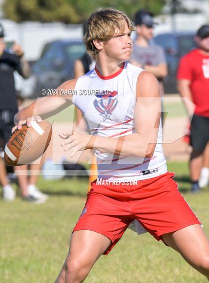 Thumbnail 2 in Notre Dame Prep vs  American Leadership Academy - Queen Creek (7on7 Gotta Believe Tournament) photogallery.