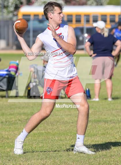 Thumbnail 2 in Notre Dame Prep vs  American Leadership Academy - Queen Creek (7on7 Gotta Believe Tournament) photogallery.