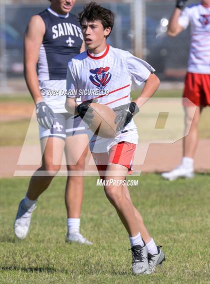 Thumbnail 1 in Notre Dame Prep vs  American Leadership Academy - Queen Creek (7on7 Gotta Believe Tournament) photogallery.