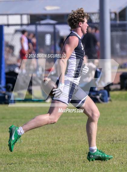 Thumbnail 3 in Notre Dame Prep vs  American Leadership Academy - Queen Creek (7on7 Gotta Believe Tournament) photogallery.