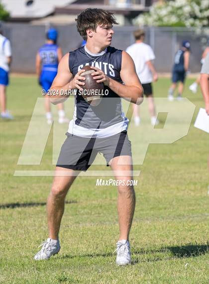 Thumbnail 3 in Notre Dame Prep vs  American Leadership Academy - Queen Creek (7on7 Gotta Believe Tournament) photogallery.