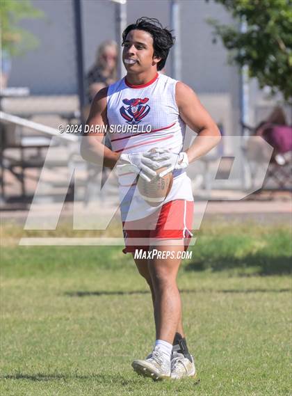 Thumbnail 2 in Notre Dame Prep vs  American Leadership Academy - Queen Creek (7on7 Gotta Believe Tournament) photogallery.