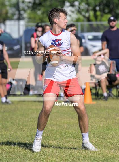 Thumbnail 3 in Notre Dame Prep vs  American Leadership Academy - Queen Creek (7on7 Gotta Believe Tournament) photogallery.