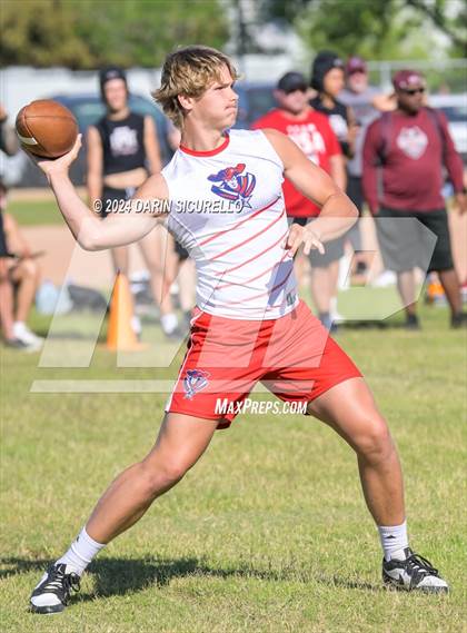 Thumbnail 1 in Notre Dame Prep vs  American Leadership Academy - Queen Creek (7on7 Gotta Believe Tournament) photogallery.