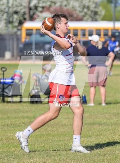 Thumbnail 3 in Notre Dame Prep vs  American Leadership Academy - Queen Creek (7on7 Gotta Believe Tournament) photogallery.