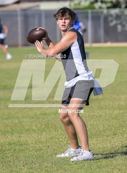 Thumbnail 1 in Notre Dame Prep vs  American Leadership Academy - Queen Creek (7on7 Gotta Believe Tournament) photogallery.