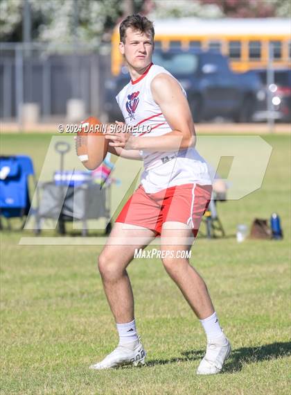 Thumbnail 3 in Notre Dame Prep vs  American Leadership Academy - Queen Creek (7on7 Gotta Believe Tournament) photogallery.