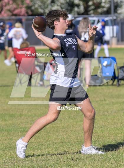 Thumbnail 3 in Notre Dame Prep vs  American Leadership Academy - Queen Creek (7on7 Gotta Believe Tournament) photogallery.