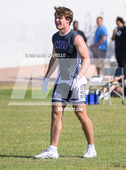 Thumbnail 1 in Notre Dame Prep vs  American Leadership Academy - Queen Creek (7on7 Gotta Believe Tournament) photogallery.