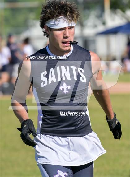 Thumbnail 2 in Notre Dame Prep vs  American Leadership Academy - Queen Creek (7on7 Gotta Believe Tournament) photogallery.
