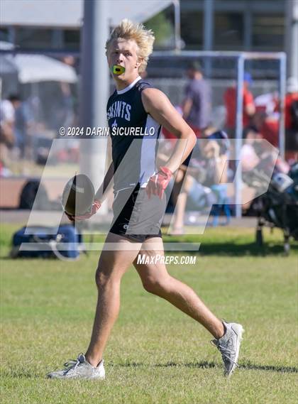 Thumbnail 3 in Notre Dame Prep vs  American Leadership Academy - Queen Creek (7on7 Gotta Believe Tournament) photogallery.