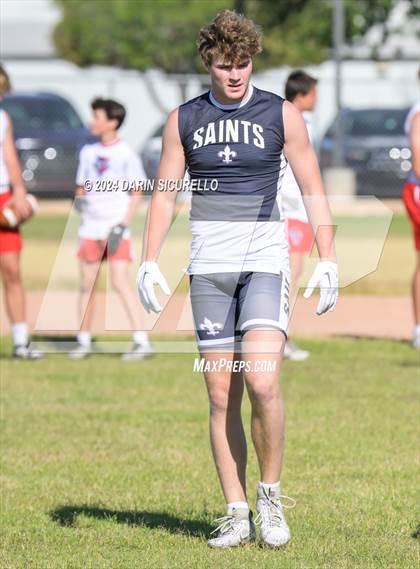 Thumbnail 2 in Notre Dame Prep vs  American Leadership Academy - Queen Creek (7on7 Gotta Believe Tournament) photogallery.