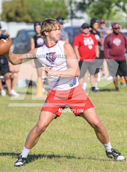 Thumbnail 3 in Notre Dame Prep vs  American Leadership Academy - Queen Creek (7on7 Gotta Believe Tournament) photogallery.