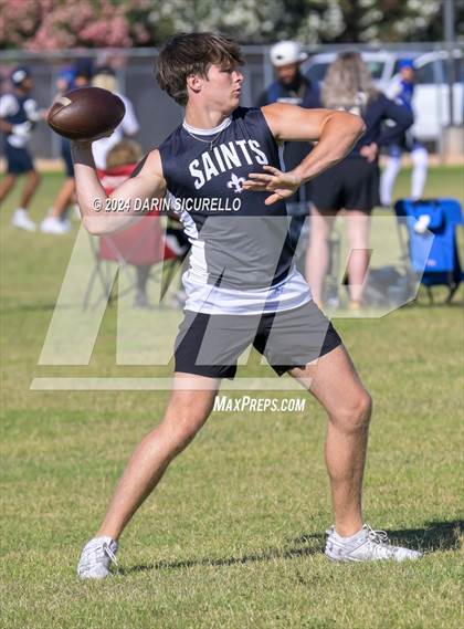 Thumbnail 3 in Notre Dame Prep vs  American Leadership Academy - Queen Creek (7on7 Gotta Believe Tournament) photogallery.